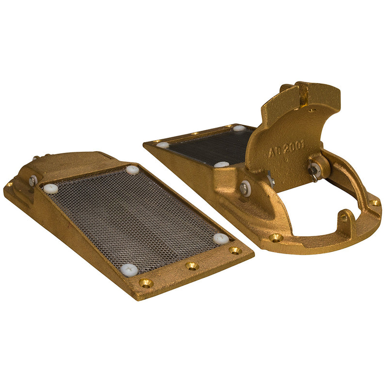 GROCO Perforated Hull Strainer w/Access Door 3" Max Thru-Hull [APHS-3000-1]-Angler's World