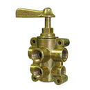GROCO 6-Port NPT Bronze Fuel Valve 1/2" Main - 3/8" Return [FV-65038]-Angler's World