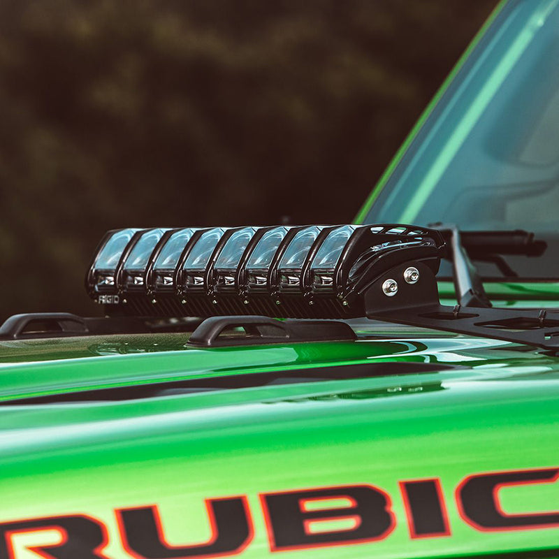 RIGID Industries 2018 Jeep Wrangler JL Adapt Hood Mount f/20" Adapt Lightbar [41665]-Angler's World