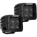 RIGID Industries D-Series Pro Spot Diffused Midnight Surface Mount - Pair [202513BLK]-Angler's World