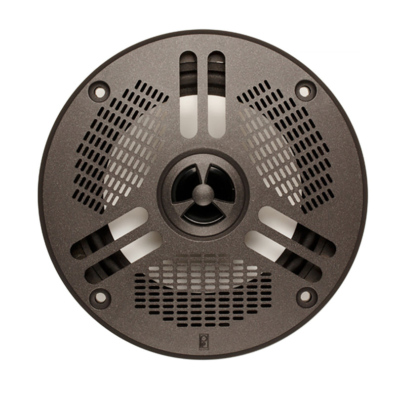 Poly-Planar MA-4052LG1 5" 60 Watt LED Self Draining Spa Speaker - Dark Grey [MA4052LG1]-Angler's World