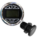 Faria Chesapeake Black 2" Depth Sounder w/Thru-Hull Transducer [13795]-Angler's World
