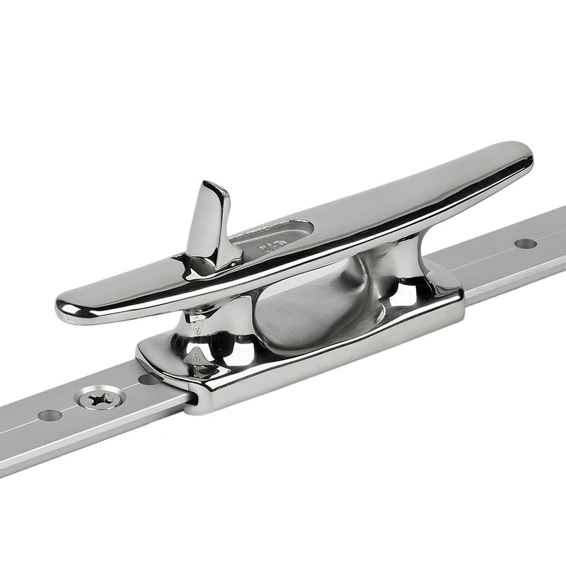 Schaefer Mid-Rail Chock/Cleat Stainless Steel - 1" [70-74]-Angler's World