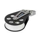 Schaefer Single Aluminum Block - 60mm Sheave [704-05]-Angler's World