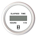 Faria Dress White 2" Hourmeter (Digital) [13130]-Angler's World