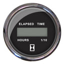 Faria Chesapeake Black 2" Hourmeter (Digital) [13715]-Angler's World