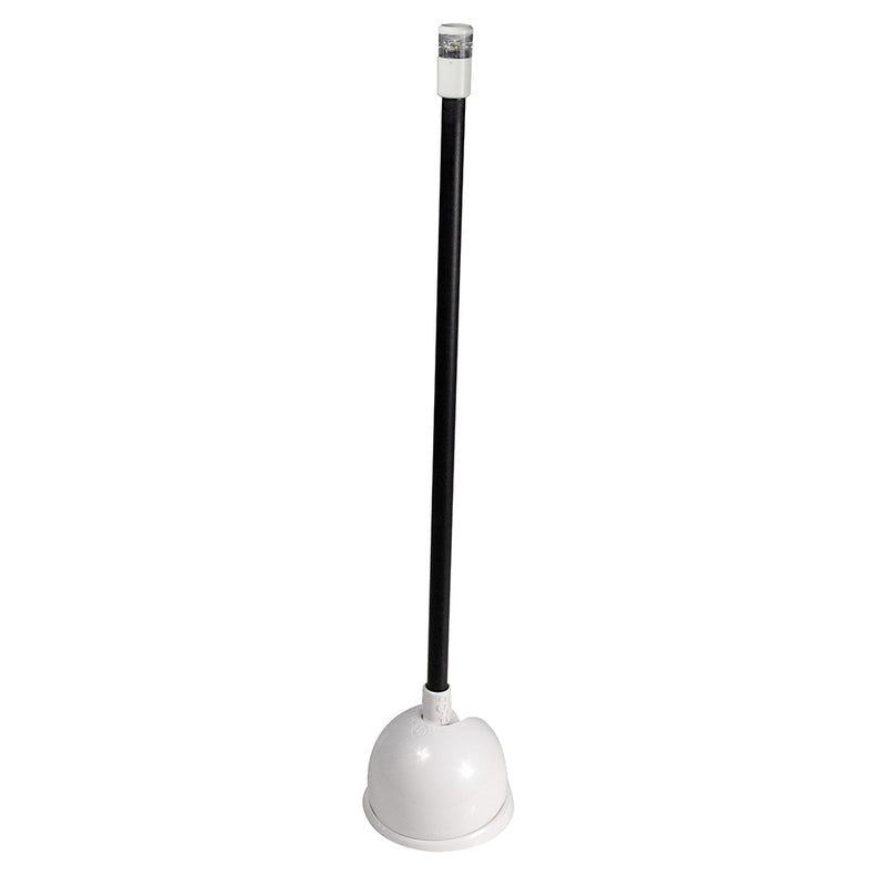 Lumitec Contour Anchor Light - 39" - Black Shaft White Base [101584]-Angler's World