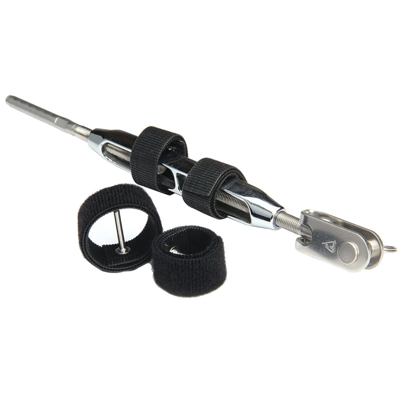C. Sherman Johnson Wrap Pins Hook Loop Pin Locking Devices f/Open Body Turnbuckles 5/16" 3/8" - 2-Pack [WRAPC3-P]-Angler's World