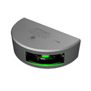 Lopolight Series 101-001 - Starboard Side Light - 1NM - Vertical Mount - Green - Silver Housing [101-001]-Angler's World