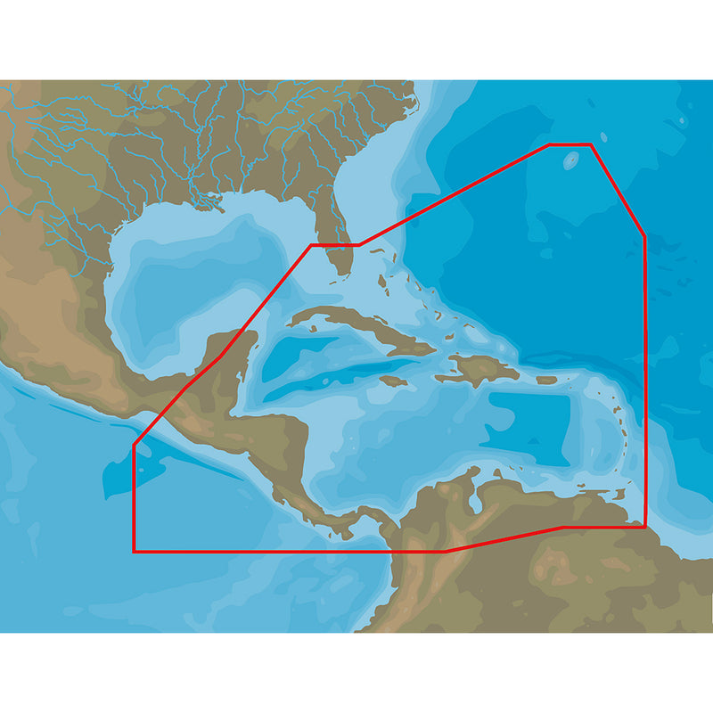 C-MAP 4D NA-D065 Caribbean Central America -microSD/SD [NA-D065]-Angler's World
