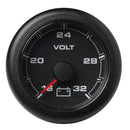 Veratron 52MM (2-1/16") OceanLink Battery Voltage Gauge - 16 to 32V - Black Dial Bezel [A2C1066120001]-Angler's World