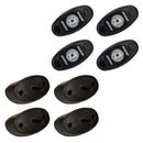 RIGID Industries A-Series Rock Light Kit - 4 Blue Lights - Black [400233]-Angler's World