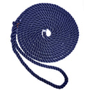 New England Ropes 3/8" Premium 3-Strand Dock Line - Navy Blue - 25 [C6053-12-00025]-Angler's World