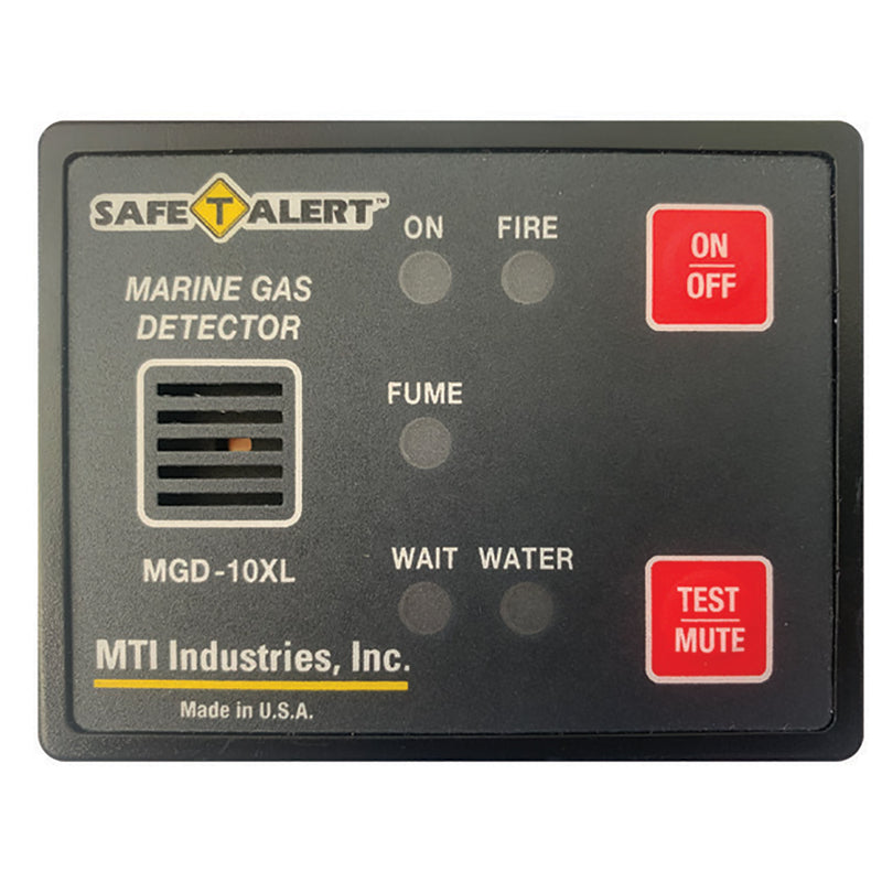 Safe-T-Alert Gas Vapor Alarm Fume, Fire, Bilge Water - Black Surface Mount [MGD-10XL]-Angler's World