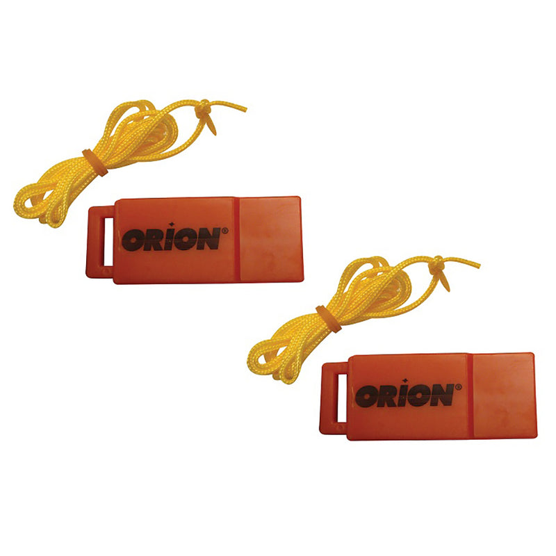 Orion Safety Whistle w/Lanyards - 2-Pack [676]-Angler's World