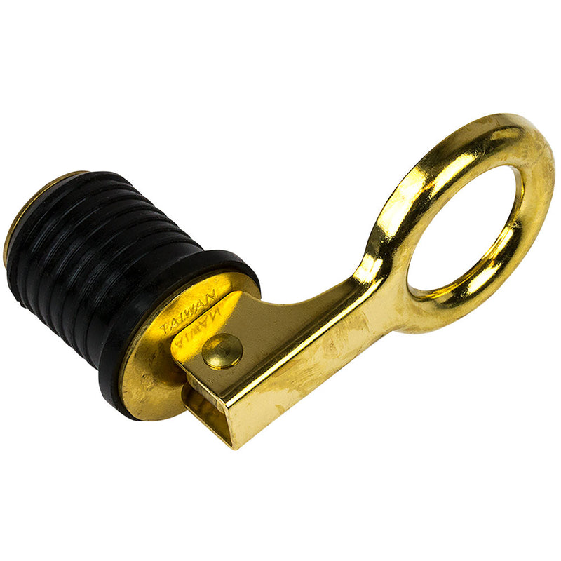 Sea-Dog Brass Snap Handle Drain Plug - 1" [520070-1]-Angler's World