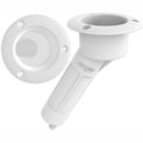 Mate Series Plastic 30 Rod Cup Holder - Drain - Round Top - White [P1030DW]-Angler's World