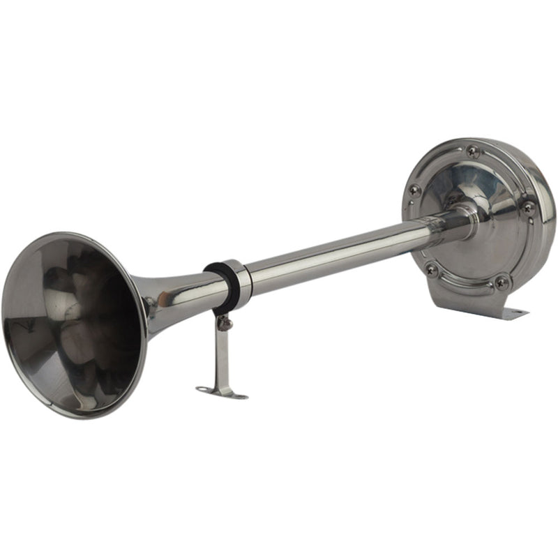 Sea-Dog MaxBlast Stainless Steel Trumpet 12V Horn - Single [431510-1]-Angler's World