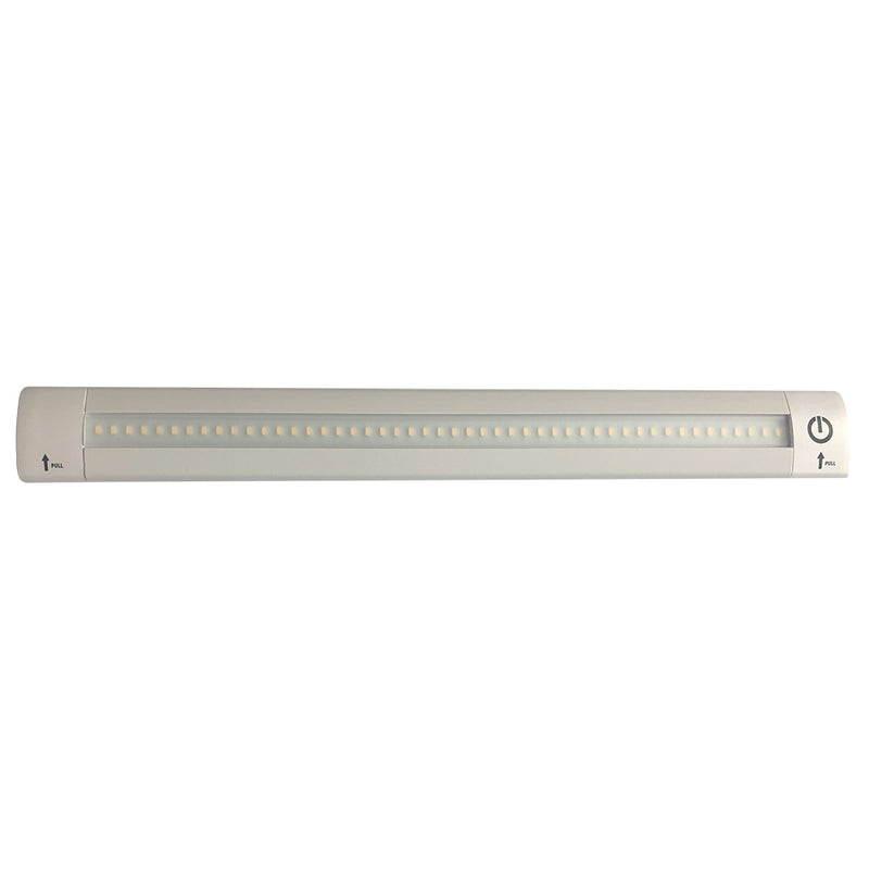 Lunasea 12" Adjustable Linear LED Light w/Built-In Touch Dimmer Switch - Cool White [LLB-32KC-01-00]-Angler's World