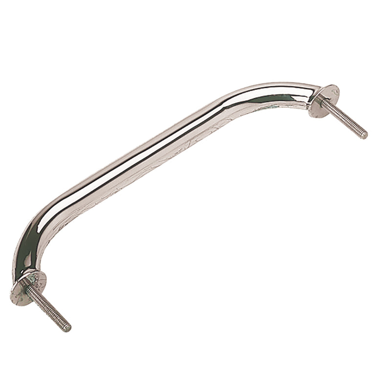 Sea-Dog Stainless Steel Stud Mount Flanged Hand Rail w/Mounting Flange - 10" [254209-1]-Angler's World