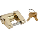 Sea-Dog Brass Plated Coupler Lock - 2 Piece [751030-1]-Angler's World