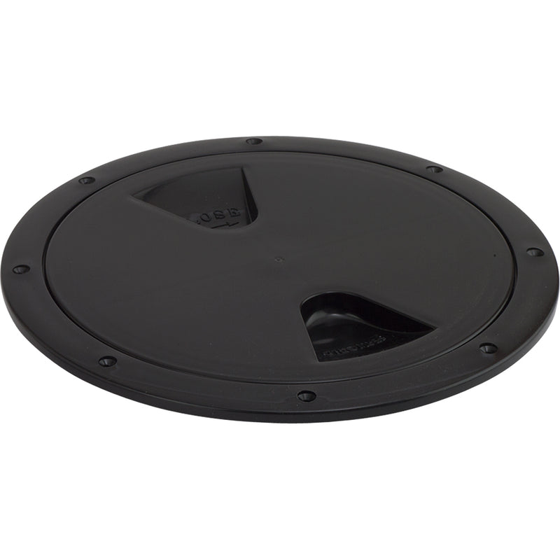 Sea-Dog Screw-Out Deck Plate - Black - 4" [335745-1]-Angler's World