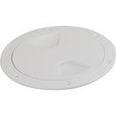 Sea-Dog Screw-Out Deck Plate - White - 6" [335760-1]-Angler's World