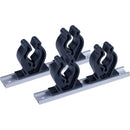Sea-Dog Track Rod Holder - 7" Tracks - 4 Rod Clips [325044-1]-Angler's World