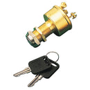 Sea-Dog Brass 3-Position Key Ignition Switch [420350-1]-Angler's World