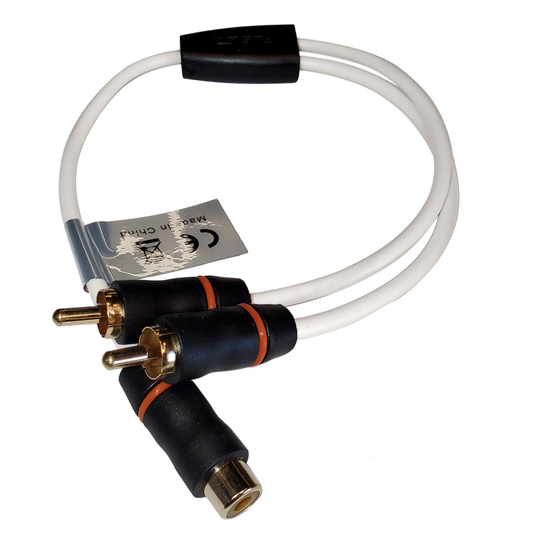 Fusion RCA Cable Splitter - 1 Female to 2 Male - 1 [010-12895-00]-Angler's World