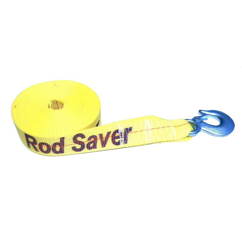 Rod Saver Heavy-Duty Winch Strap Replacement - Yellow - 2" x 20 [WSY20]-Angler's World