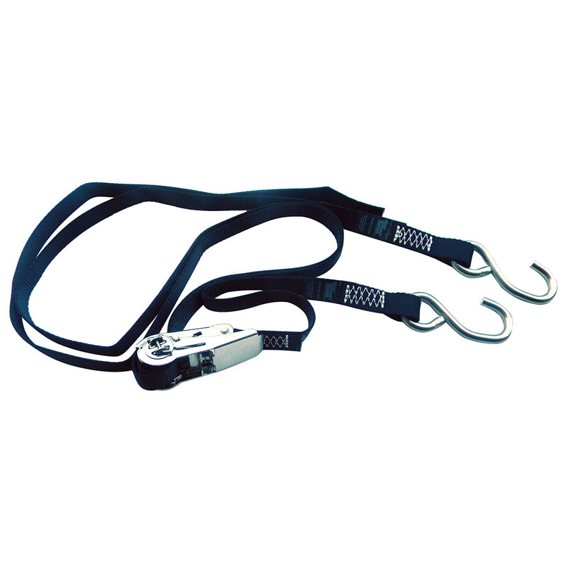 Rod Saver Stainless Steel Ratchet Gunwale Tie-Down - 1" x 16 [SSRGW16]-Angler's World