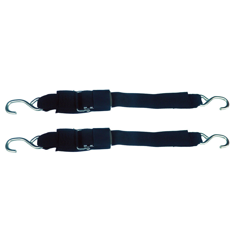 Rod Saver Stainless Steel Quick Release Transom Tie-Down - 2" x 3 - Pair [SS/QRTD3]-Angler's World