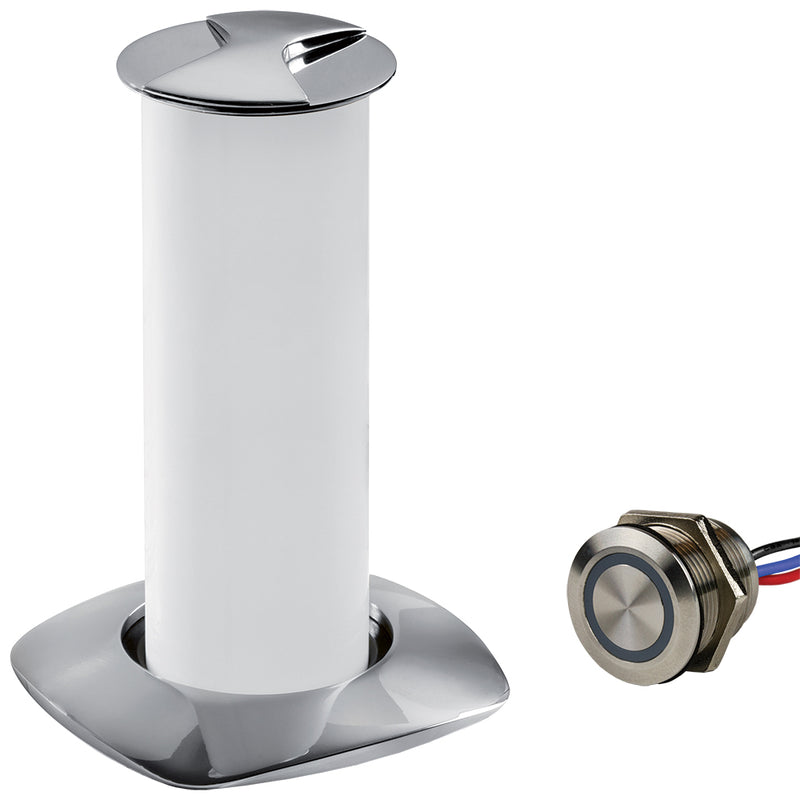 Sea-Dog Aurora Stainless Steel LED Pop-Up Table Light - 3W w/Touch Dimmer Switch [404610-3-403061-1]-Angler's World