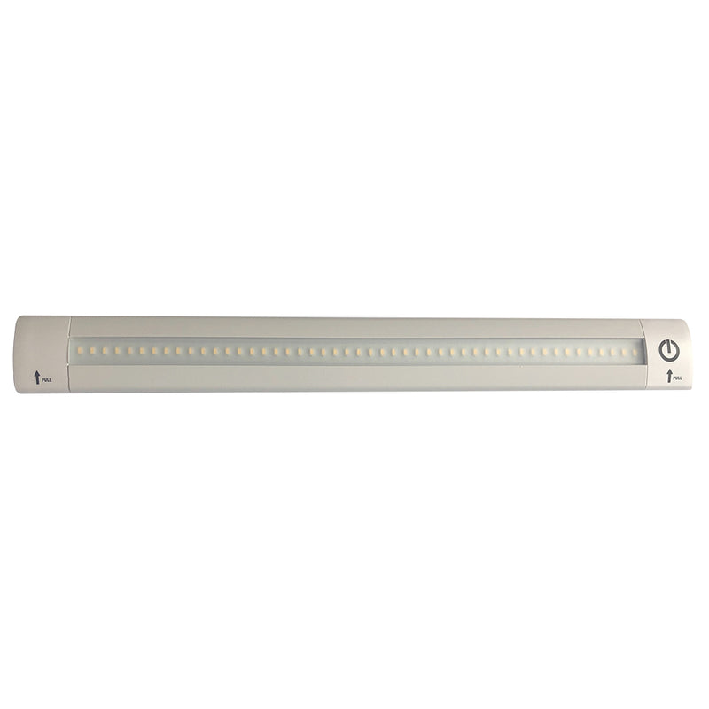 Lunasea LED Light Bar - Built-In Dimmer, Adjustable Linear Angle, 12" Length, 24VDC - Warm White [LLB-32KW-11-00]-Angler's World