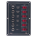 Sea-Dog Aluminum Circuit Breaker Panel - 6 Circuit [422800-1]-Angler's World