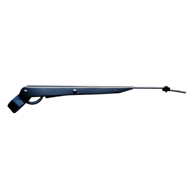 Marinco Wiper Arm Deluxe Stainless Steel - Black - Single - 10"-14" [33012A]-Angler's World
