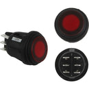 RIGID Industries 3 Position Rocker Switch - Red [40181]-Angler's World