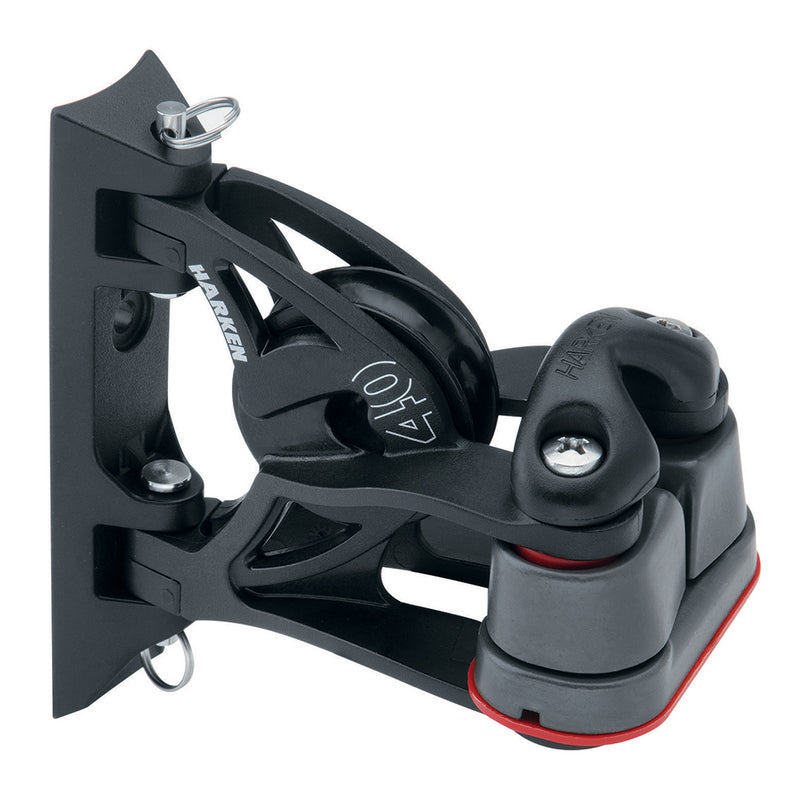 Harken 40mm Carbo Air Pivoting Lead Block w/Aluminum Cam-Matic Cleat [2156]-Angler's World