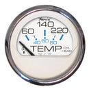 Faria Chesapeake White SS 2" Cylinder Head Temperature Gauge (60-220F) [13806]-Angler's World