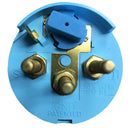 Faria Euro Black 2" Water Temperature Gauge - Metric (40 to 120 C) [12814]-Angler's World