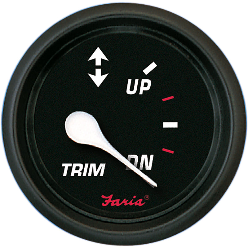 Faria Professional Red 2" Trim Gauge [14607]-Angler's World