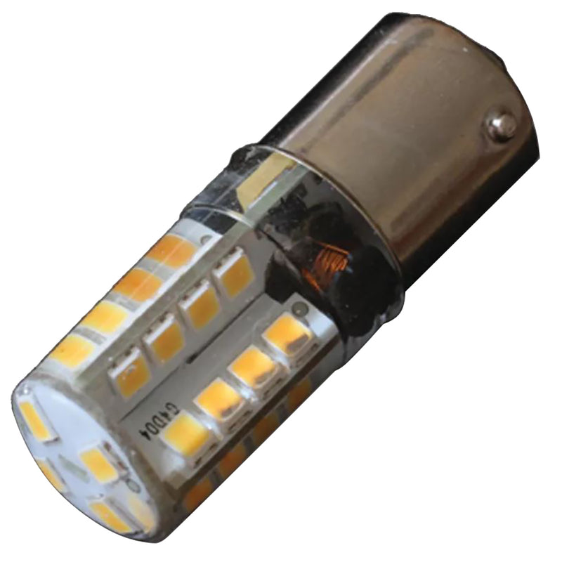 Lunasea BA15S Silicone Encapsulated LED Light Bulb - 10-30VDC - 190 Lumen - Warm White [LLB-22KW-21-00]-Angler's World