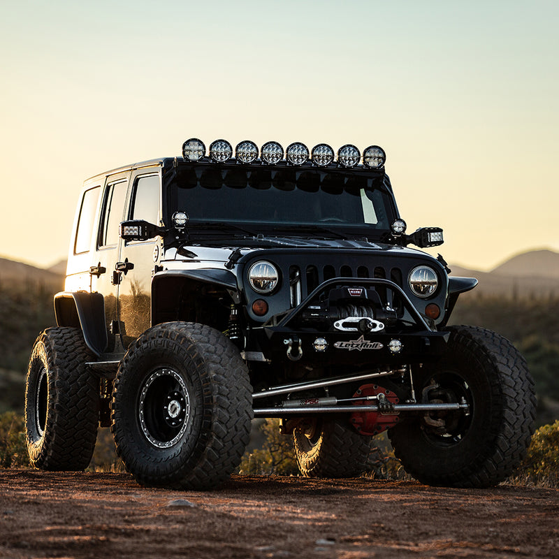 RIGID Industries 360-Series 6" LED Off-Road Fog Light Drive Beam w/Blue Backlight - Black Housing [36207]-Angler's World