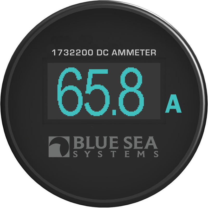 Blue Sea 1732200 Mini OLED Ammeter - Blue [1732200]-Angler's World