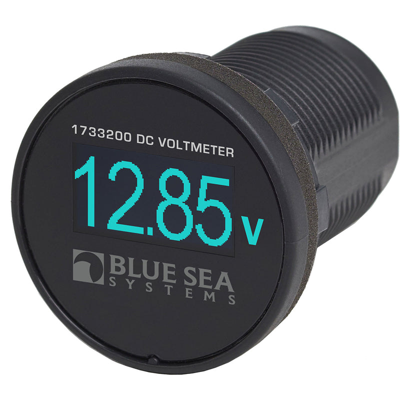 Blue Sea 1733200 Mini OLED Voltmeter - Blue [1733200]-Angler's World