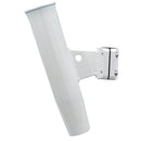 C.E. Smith Aluminum Vertical Clamp-On Rod Holder 1-5/16" OD White Powdercoat w/Sleeve [53716]-Angler's World