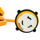 Camco 50 Amp Power Grip Marine Extension Cord - 25 M-Locking/F-Locking Adapter [55621]-Angler's World