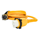 Camco 50 Amp Power Grip Marine Extension Cord - 25 M-Locking/F-Locking Adapter [55621]-Angler's World