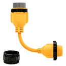 Camco 50AM/30AF Power Grip Marine 12" Locking Adapter - M-Lock/F-Locking Adapter [55625]-Angler's World
